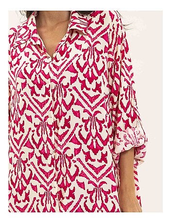 Vestito camicia con motivi IRVINIE