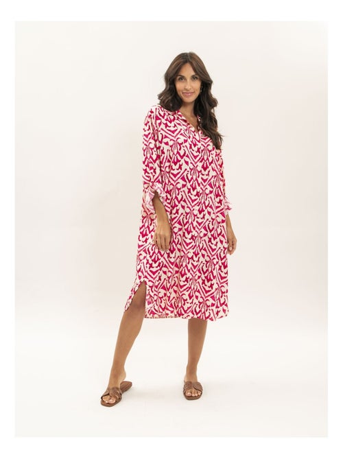 Vestito camicia con motivi IRVINIE - Kiabi