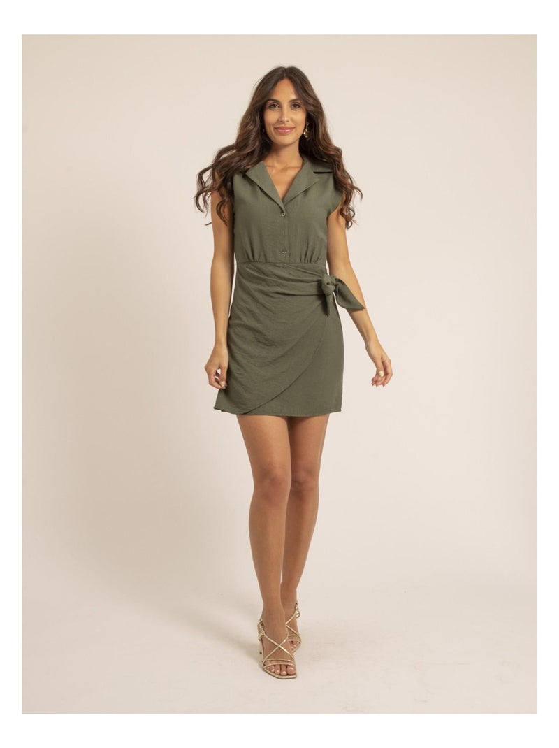 Vestito camicia corto ISRA Cachi - Kiabi