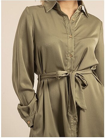 Vestito camicia lungo ISELINE