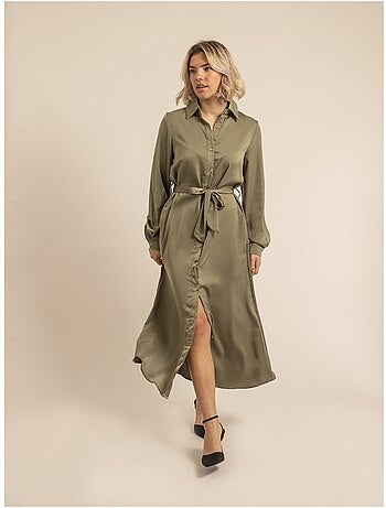 Vestito camicia lungo ISELINE