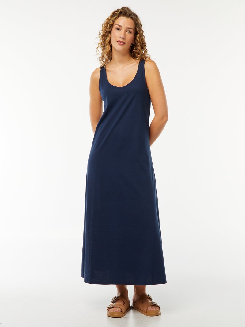 Vestito canotta lungo Blu - Kiabi