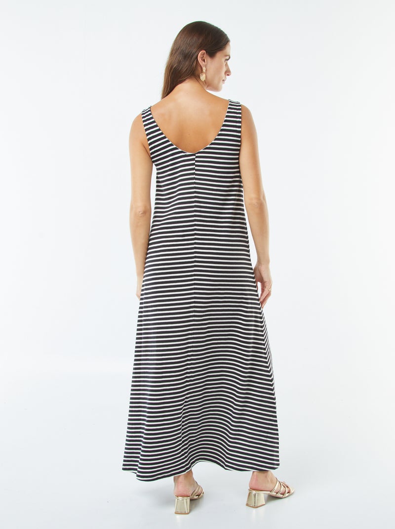 Vestito canotta lungo Nero - Kiabi