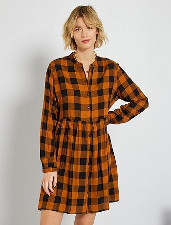 Vestito a quadri donna