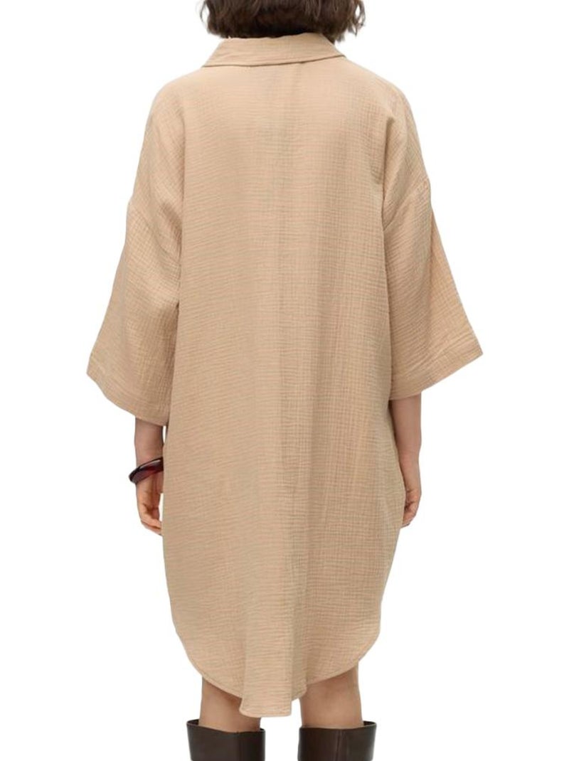Vestito Chemisier da Donna Vero Moda Beige - Kiabi