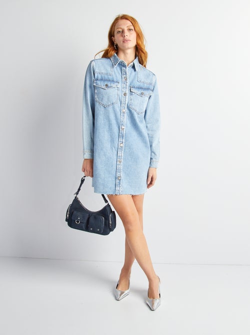 Vestito chemisier in denim - Kiabi