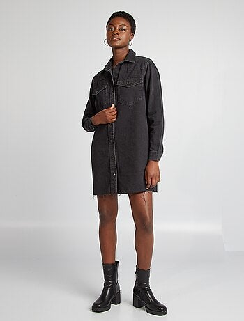 Vestito chemisier in denim