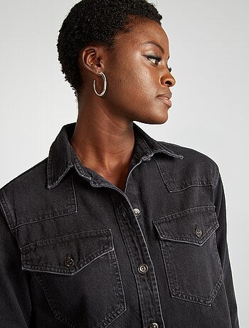 Vestito chemisier in denim