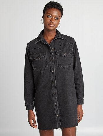 Vestito chemisier in denim