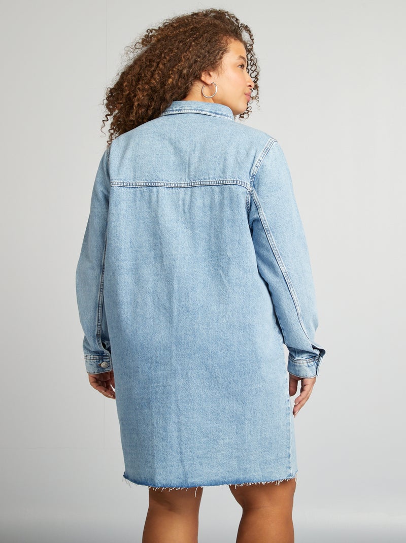 Vestito chemisier in jeans BLU - Kiabi