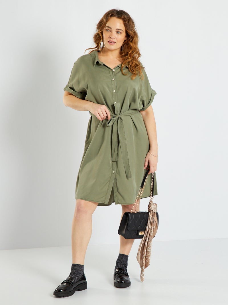Chemise Oversize Senes 100% Lyocell - Jaune - Taille 40/42 - Neuf Sans étiquette