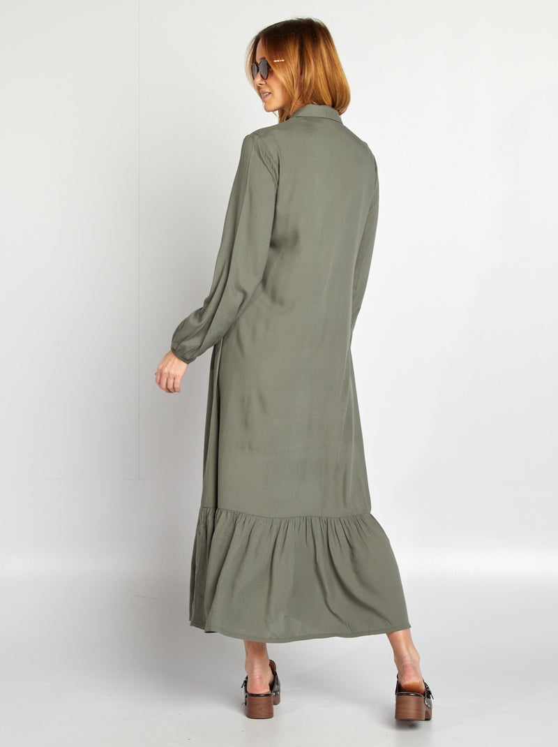 Vestito chemisier premaman VERDE - Kiabi