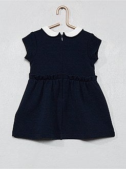 Vestito collo alla collegiale crêpe - Kiabi