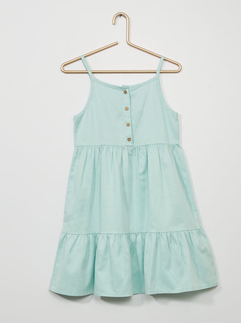 Vestito con balze blu - Kiabi