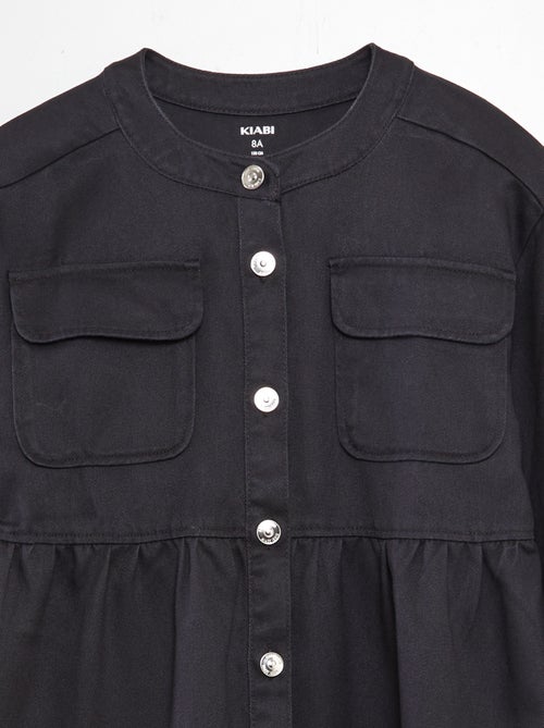 Vestito con bottoni vestito a maniche lunghe - maniche lunghe - Kiabi