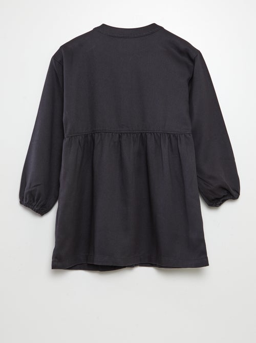 Vestito con bottoni vestito a maniche lunghe - maniche lunghe - Kiabi