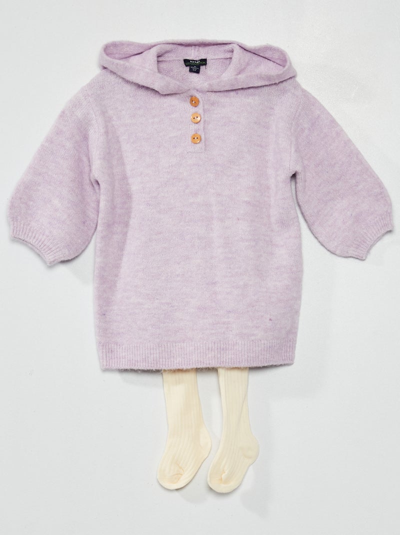 Sound Waves - Vestito con cappuccio da Donna