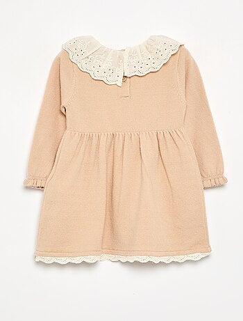 Vestito con collo Claudine + collant