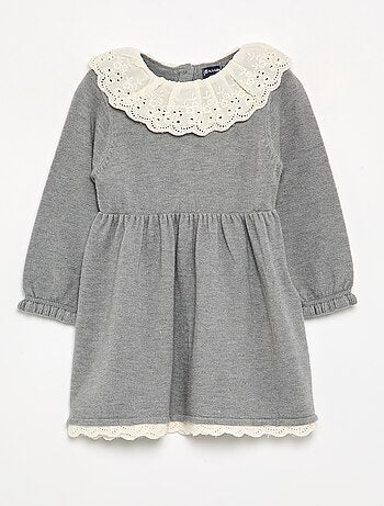 Vestito con collo Claudine + collant