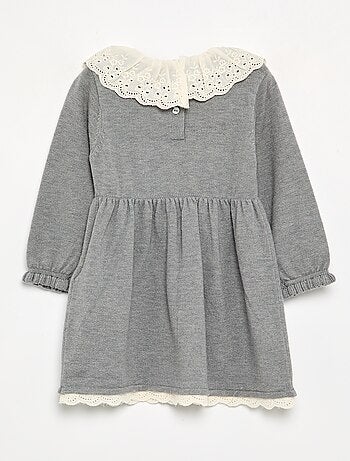 Vestito con collo Claudine + collant