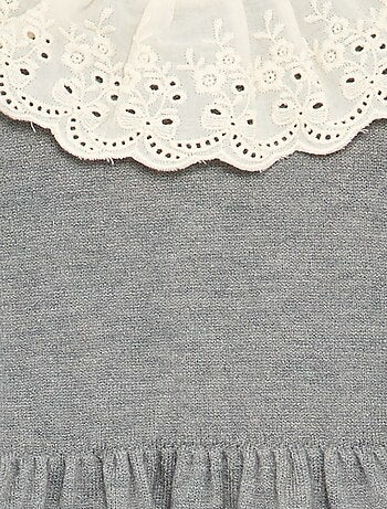 Vestito con collo Claudine + collant