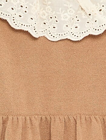 Vestito con collo Claudine + collant