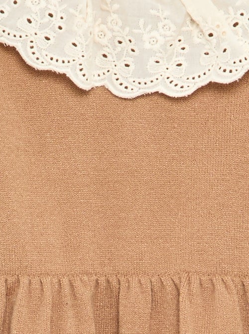 Vestito con collo Claudine + collant - Kiabi Vestito con collo Claudine + collant - Kiabi