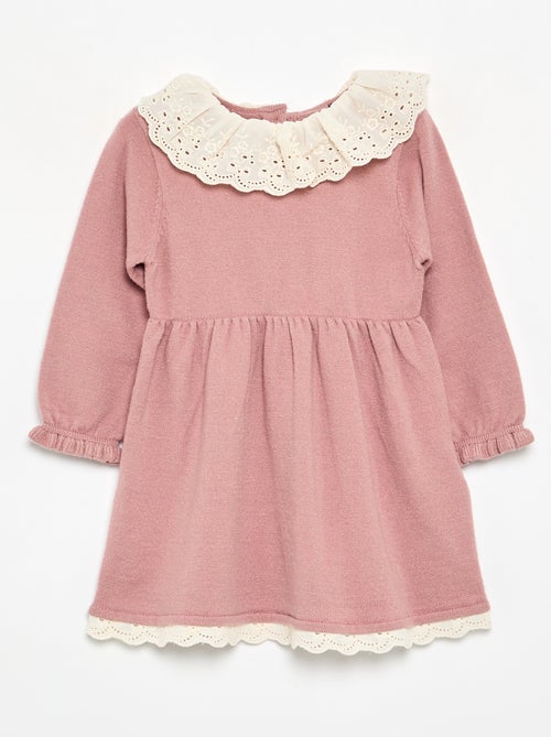 Vestito con collo Claudine + collant - Kiabi Vestito con collo Claudine + collant - Kiabi