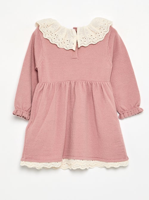 Vestito con collo Claudine + collant - Kiabi Vestito con collo Claudine + collant - Kiabi