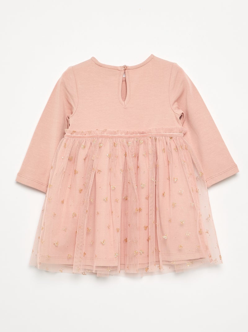 Vestito con gonna in tulle "Minnie" "Disney" Rosa - Kiabi