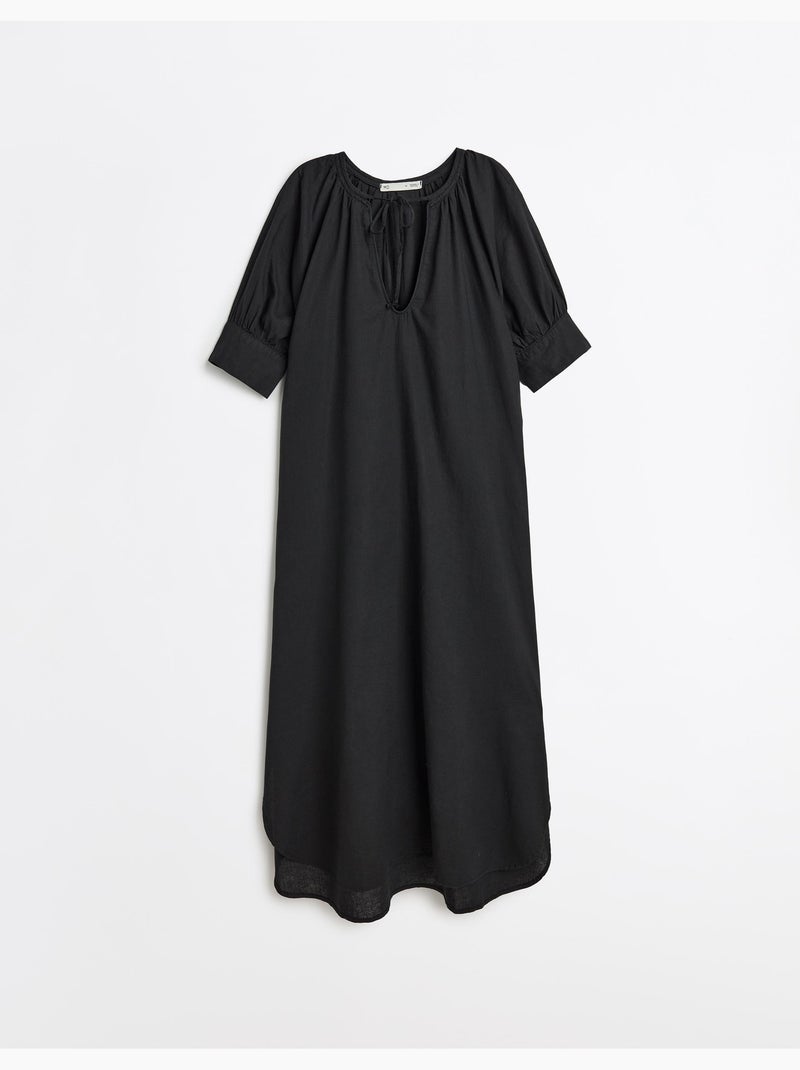 Vestito con lino, MO Fashion Nero - Kiabi