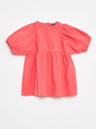 Vestito con maniche a palloncino