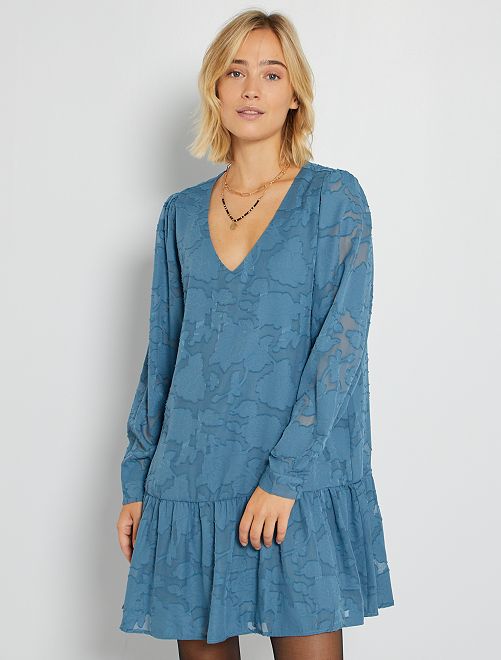 Vestito con motivi - BLU - Kiabi - 30.00€
