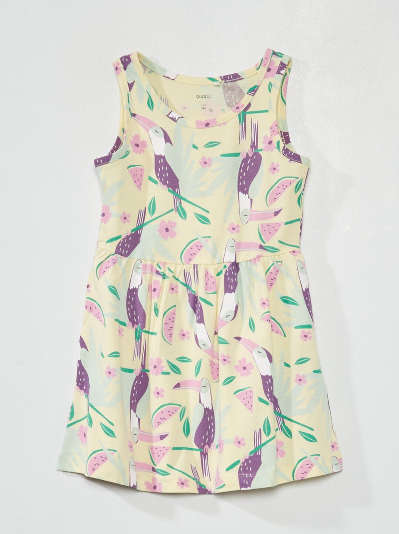 Vestito con motivo GIALLO - Kiabi