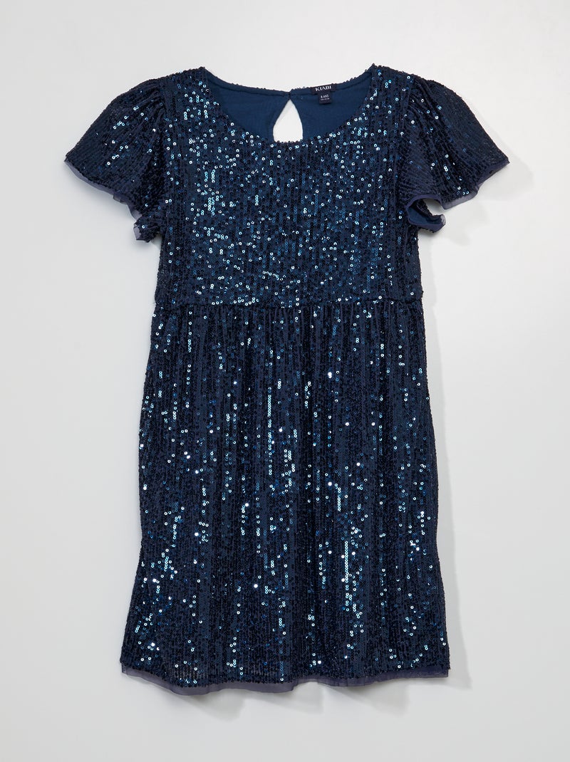 Vestito con paillettes NERO - Kiabi