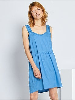 Vestito con scollo con volant - Kiabi