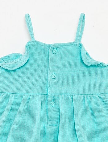 Vestito con spalline e body integrato