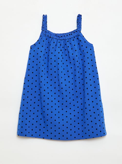 Vestito con spalline e scollo a balze - Kiabi