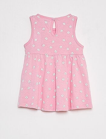 Vestito con spalline e stampa