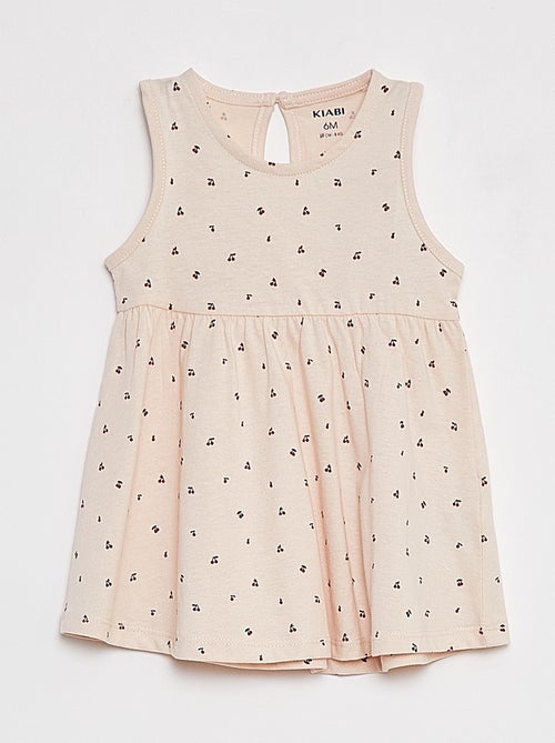 Vestito con spalline e stampa - Kiabi