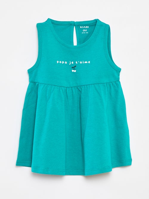Vestito con spalline e stampa - Kiabi
