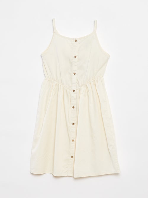 Vestito con spalline in tencel - Kiabi