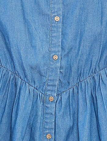 Vestito con spalline in tencel