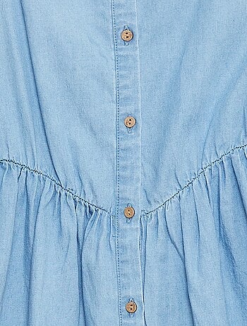 Vestito con spalline in tencel