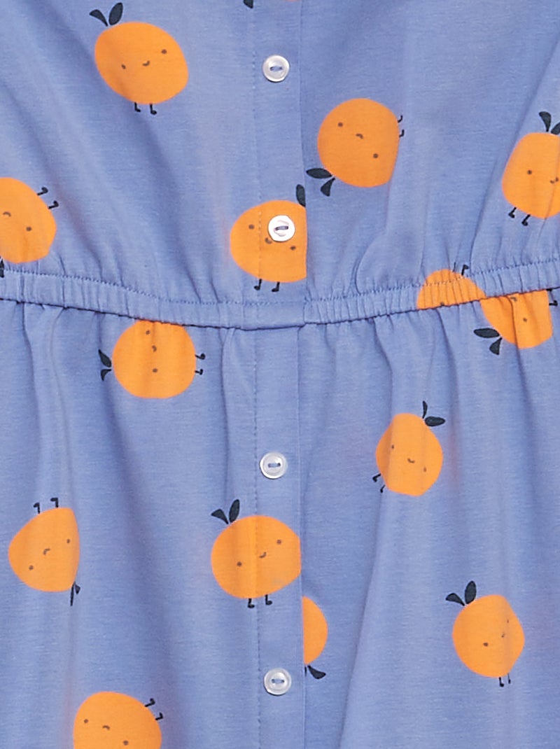 Vestito con spalline incrociate dietro BLU - Kiabi