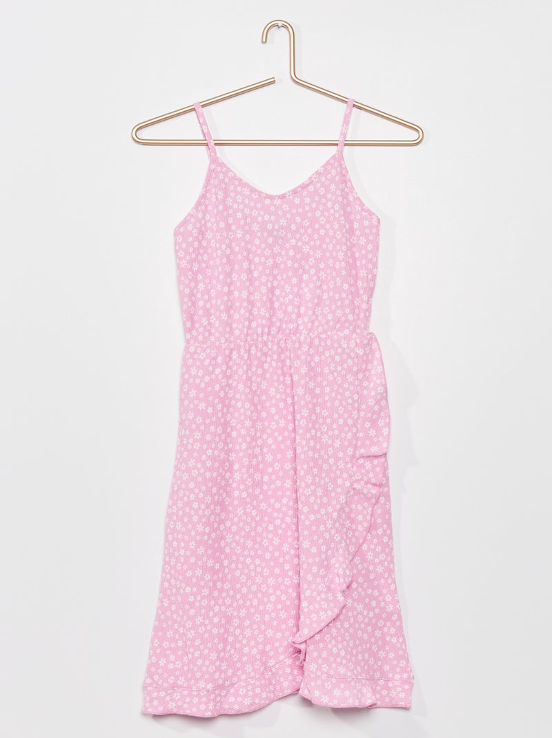 Vestito con spalline ROSA - Kiabi