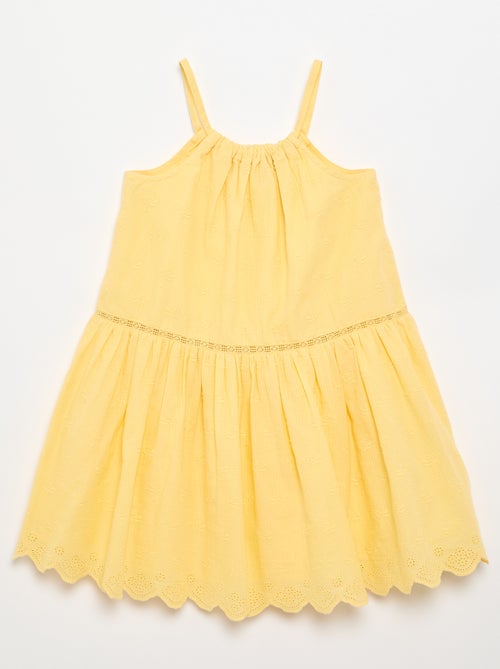 Vestito con spalline sottili non regolabili e ricami - Kiabi
