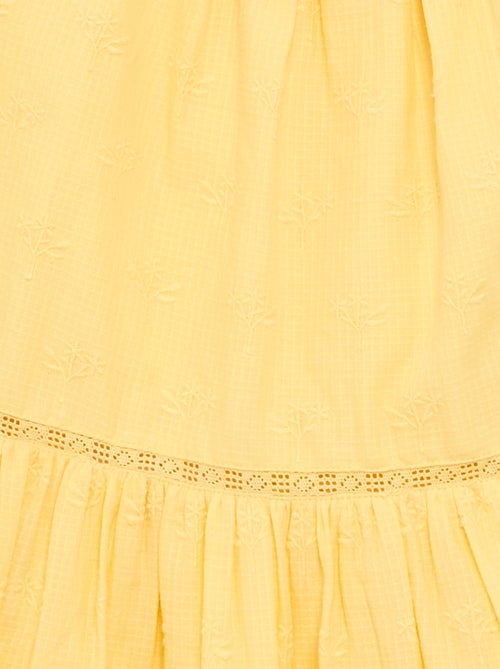 Vestito con spalline sottili non regolabili e ricami - Kiabi
