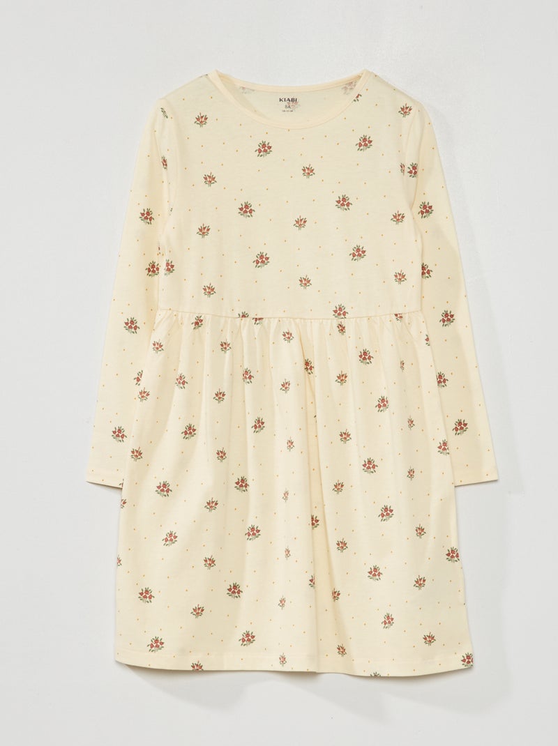 Vestito con stampa BIANCO - Kiabi