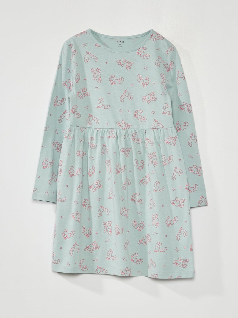 Vestito con stampa BLU - Kiabi